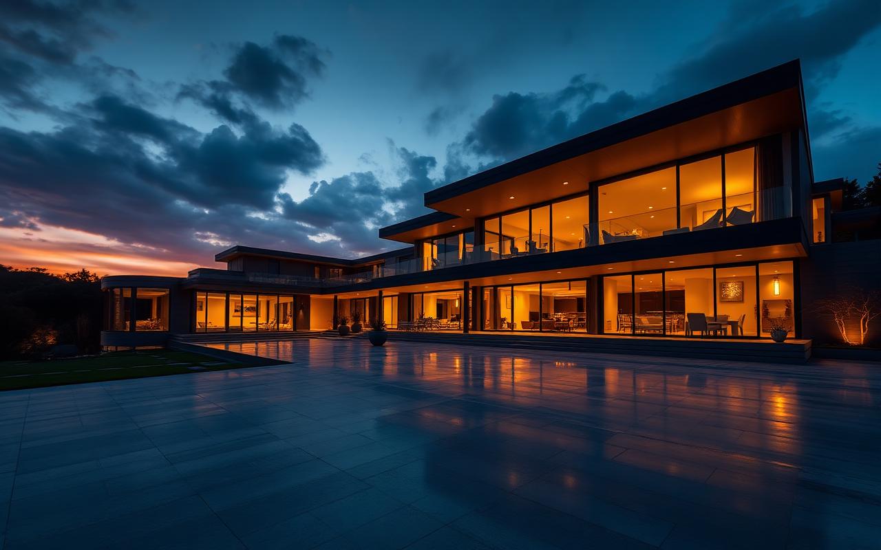Homepage of the 9223 W Wyndham Hills Court website — A cinematic luxury real estate microsite for a private Keller Williams Luxury listing in Franklin, Wisconsin. Editorial typography, dark cinematic aesthetic, private-tour scheduling, and concierge lead capture — built to position a $2M+ estate as a destination, not an MLS listing.